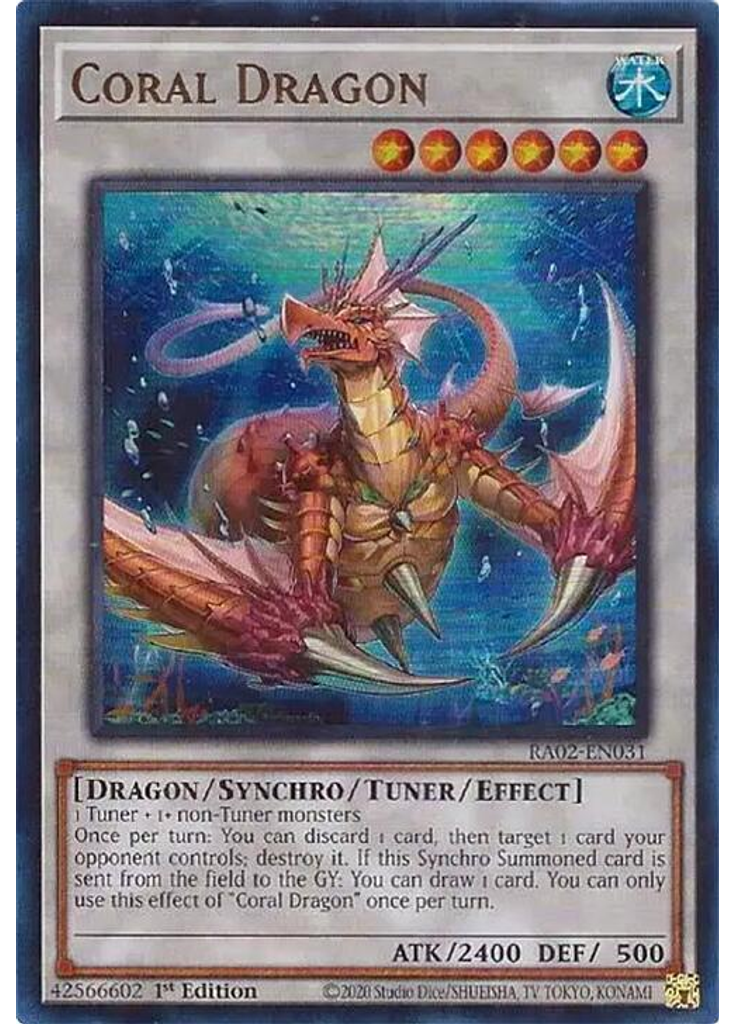 Coral Dragon (Ultra Rare 1st Edition)