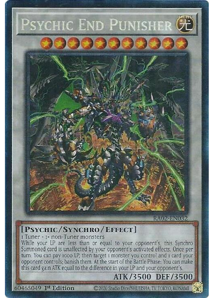 Psychic End Punisher (Collectors Rare 1st Edition)