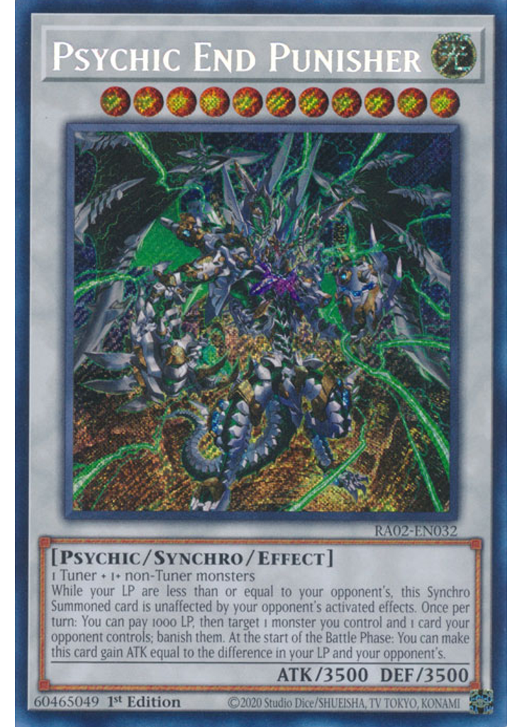 Psychic End Punisher (Secret Rare 1st Edition)