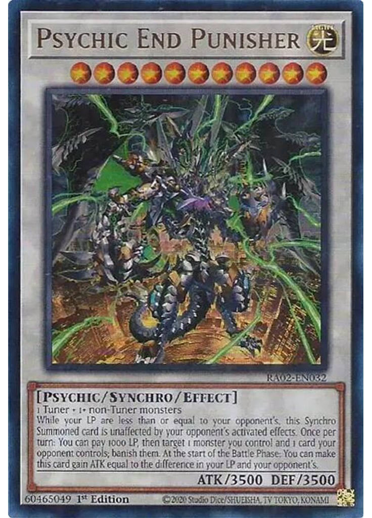 Psychic End Punisher (Ultra Rare 1st Edition)