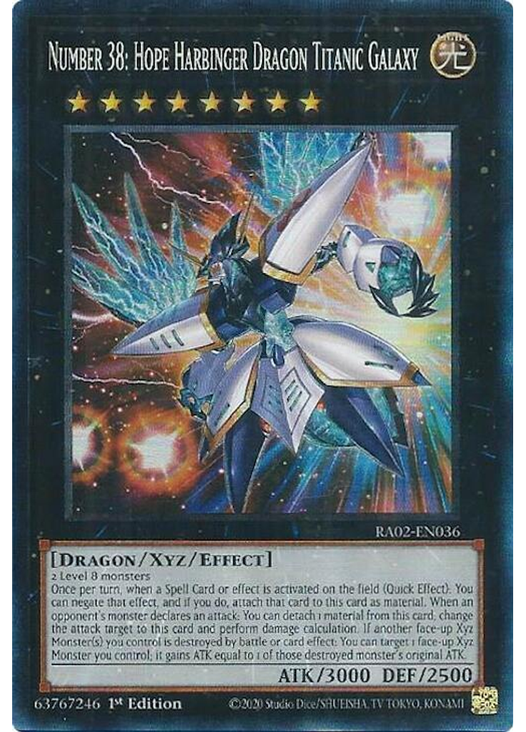 Number 38: Hope Harbinger Dragon Titanic Galaxy (Collectors Rare 1st Edition)