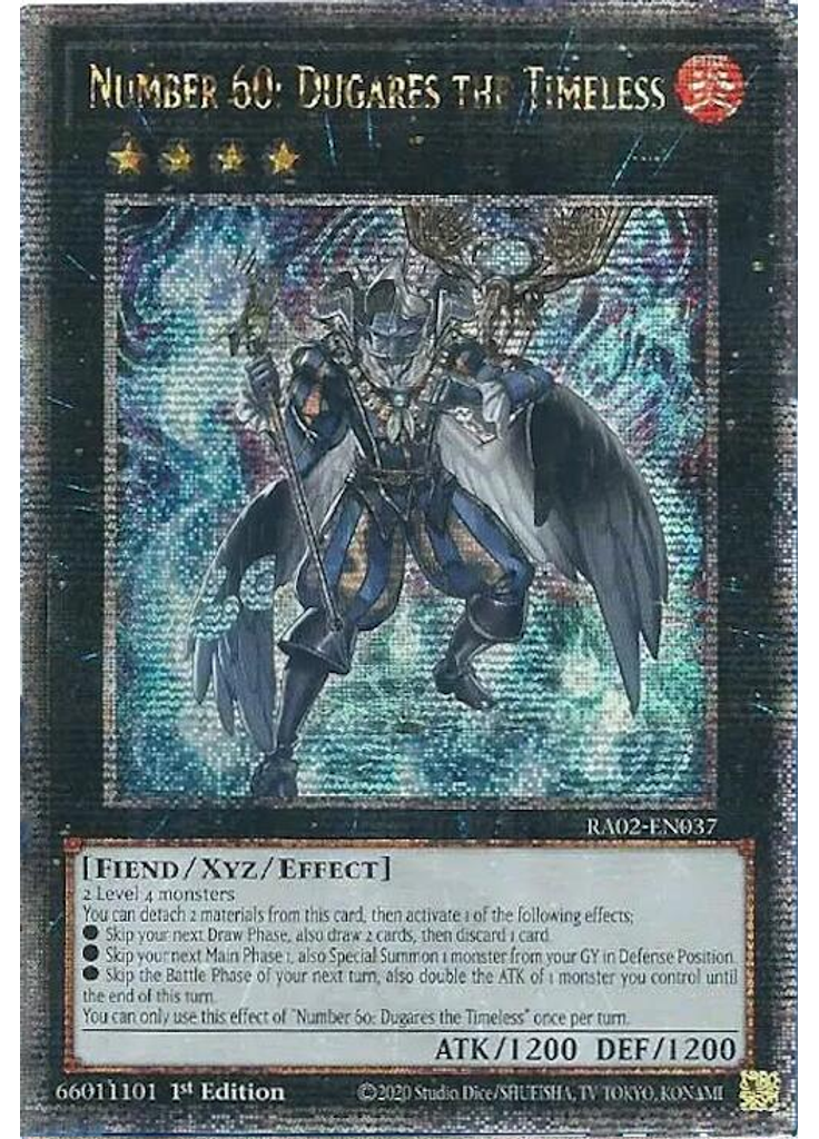 Number 60: Dugares the Timeless (Quarter Century Secret Rare 1st Edition)