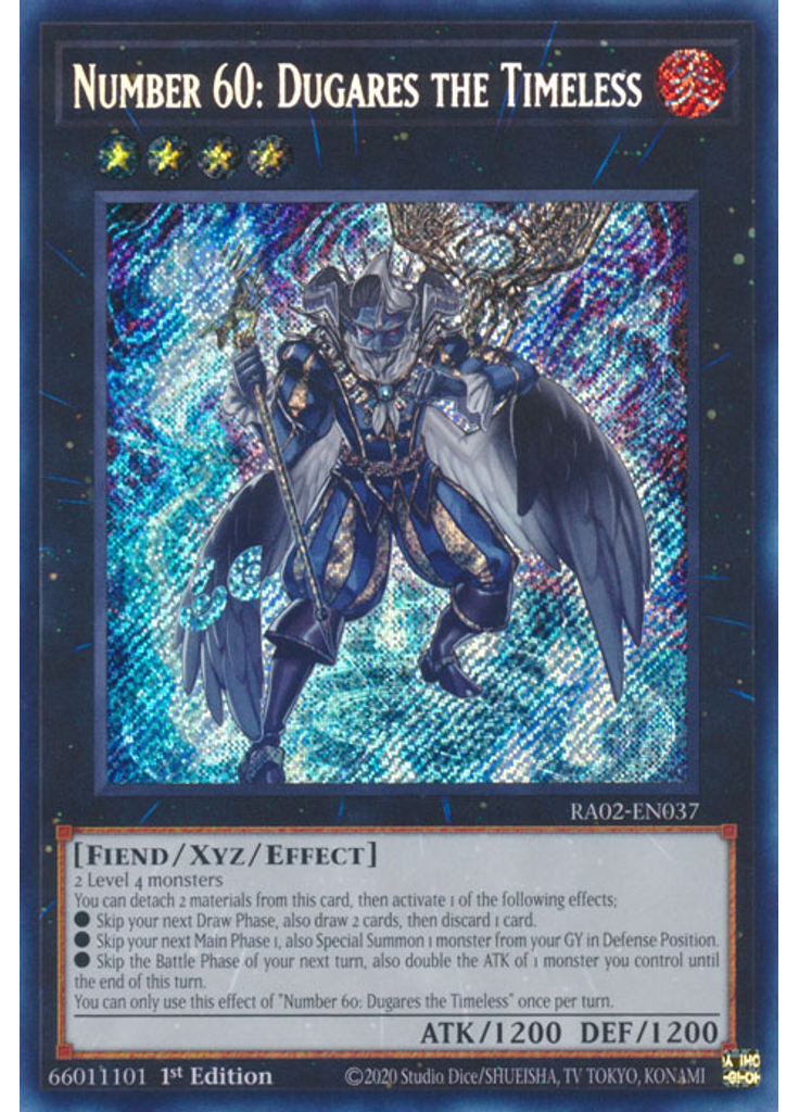 Number 60: Dugares the Timeless (Secret Rare 1st Edition)