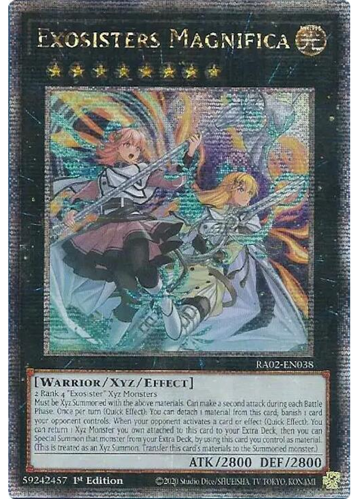 Exosisters Magnifica (Quarter Century Secret Rare 1st Edition)