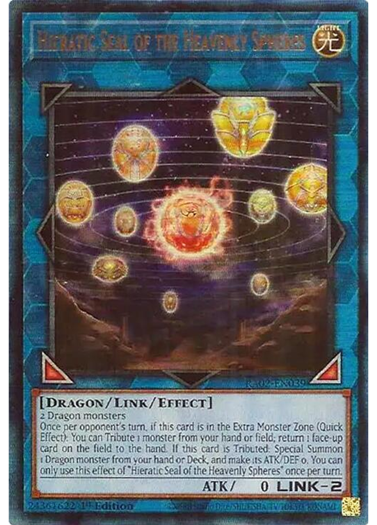 Hieratic Seal of the Heavenly Spheres (Ultimate Rare 1st Edition)