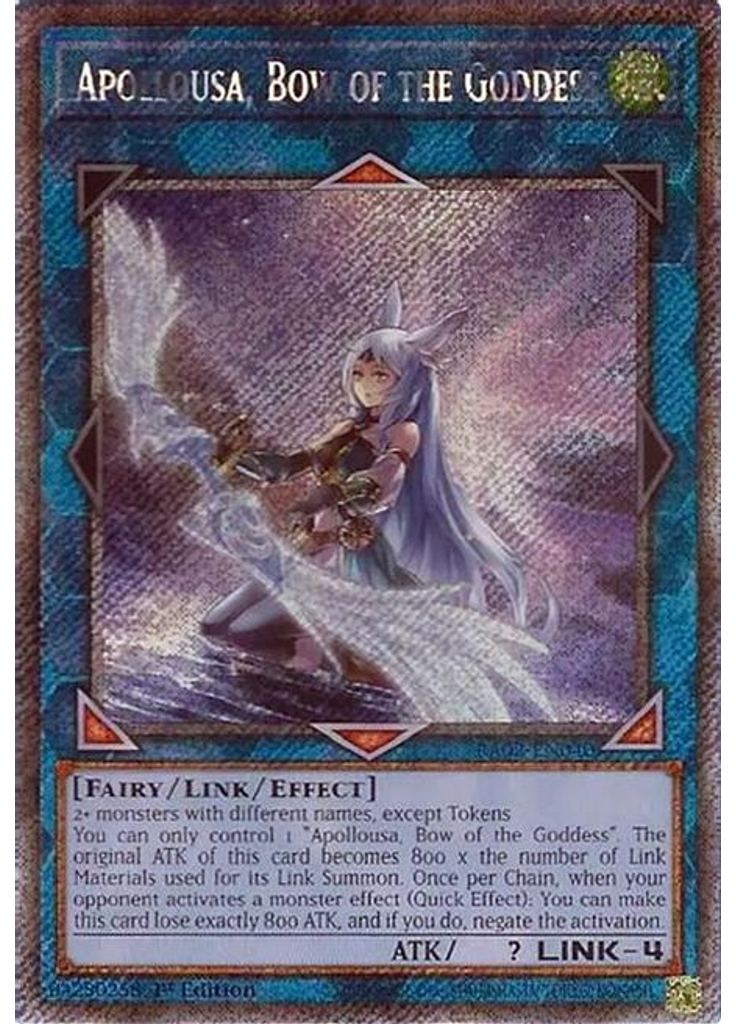 Apollousa, Bow of the Goddess (Platinum Secret Rare 1st Edition)