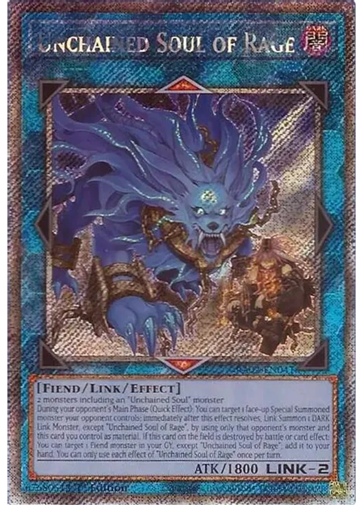 Unchained Soul of Rage (Platinum Secret Rare 1st Edition)