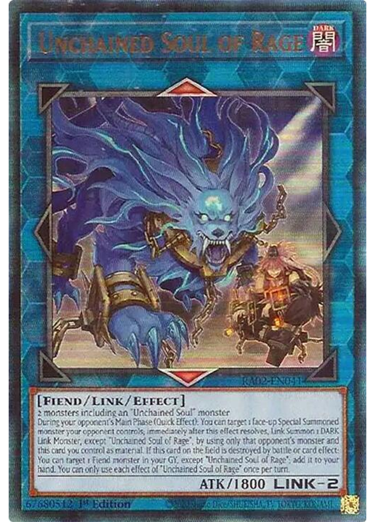 Unchained Soul of Rage (Ultimate Rare 1st Edition)