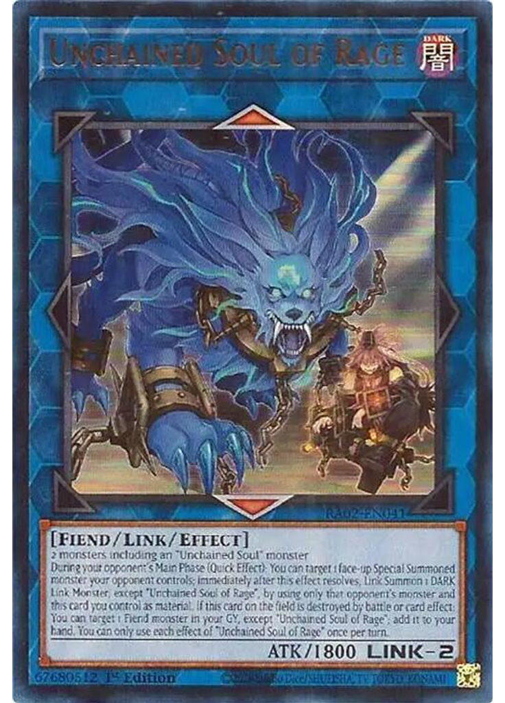 Unchained Soul of Rage (Ultra Rare 1st Edition)