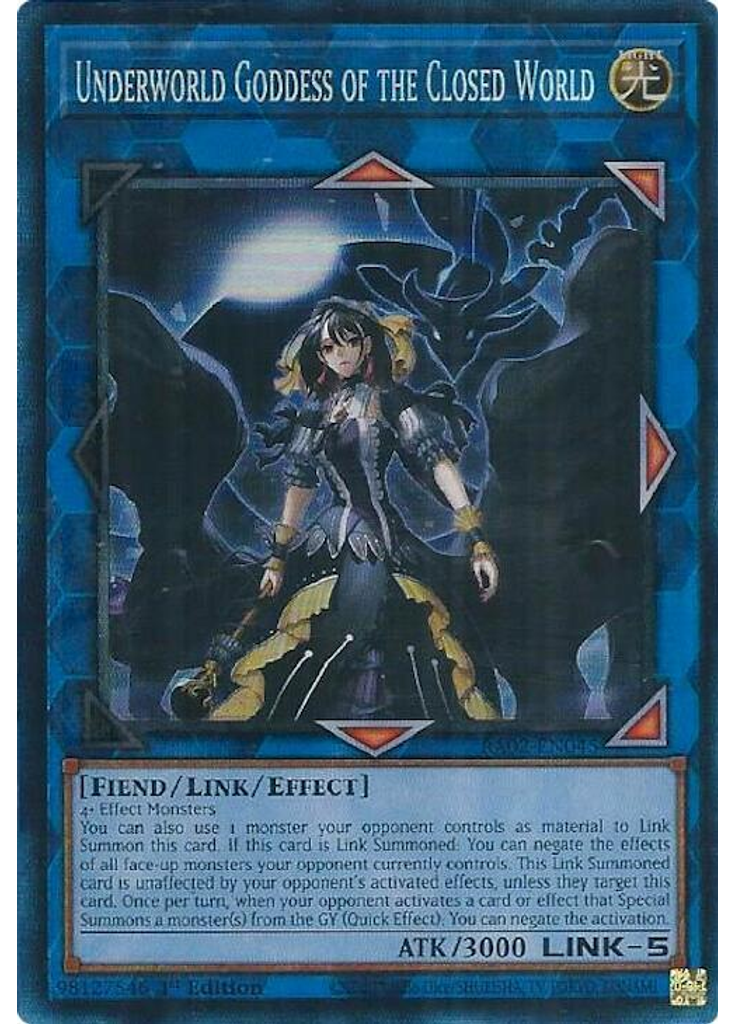 Underworld Goddess of the Closed World (Collectors Rare 1st Edition)