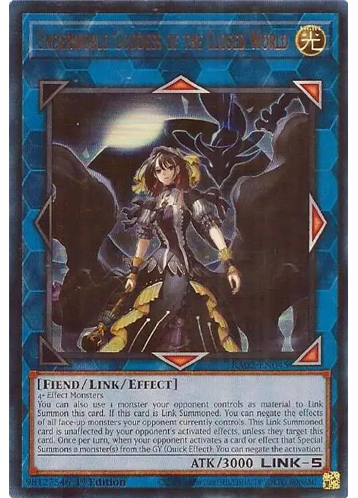 Underworld Goddess of the Closed World (Ultra Rare 1st Edition)