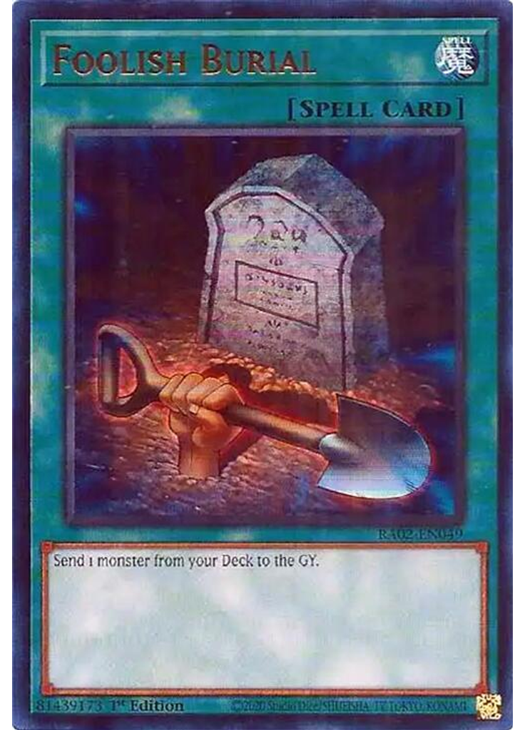 Foolish Burial (Ultra Rare 1st Edition)