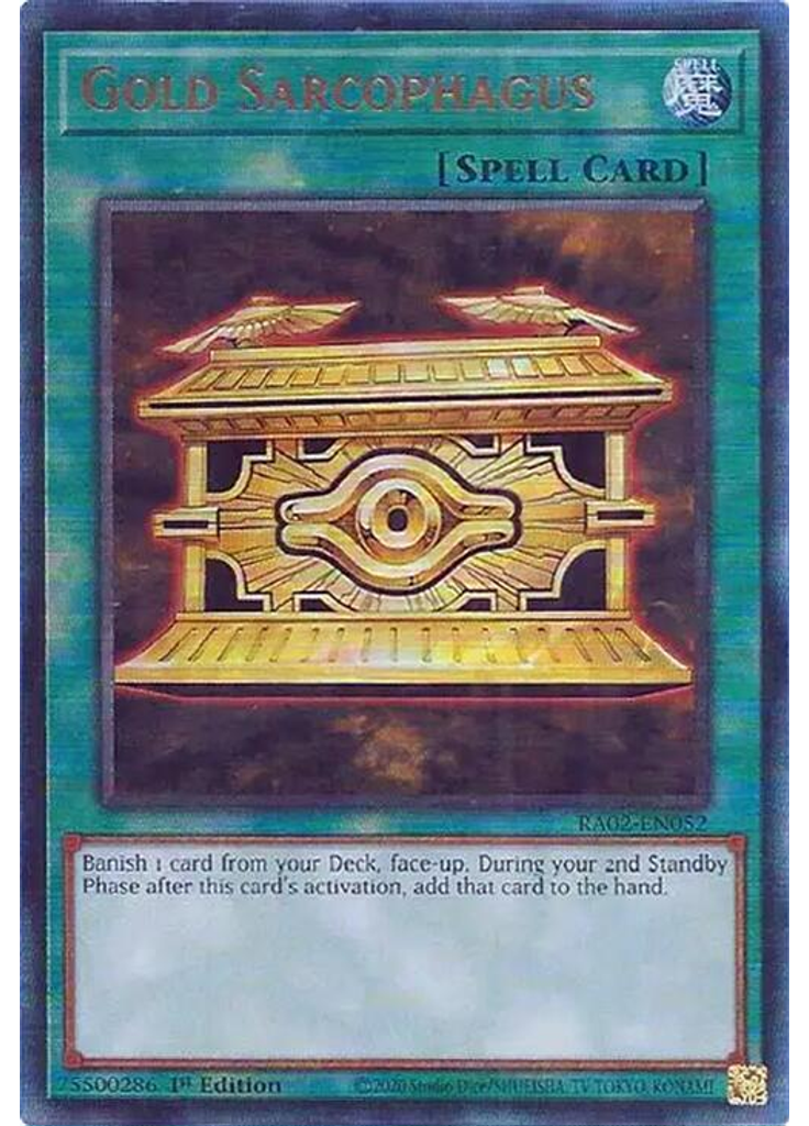 Gold Sarcophagus (Ultimate Rare 1st Edition)