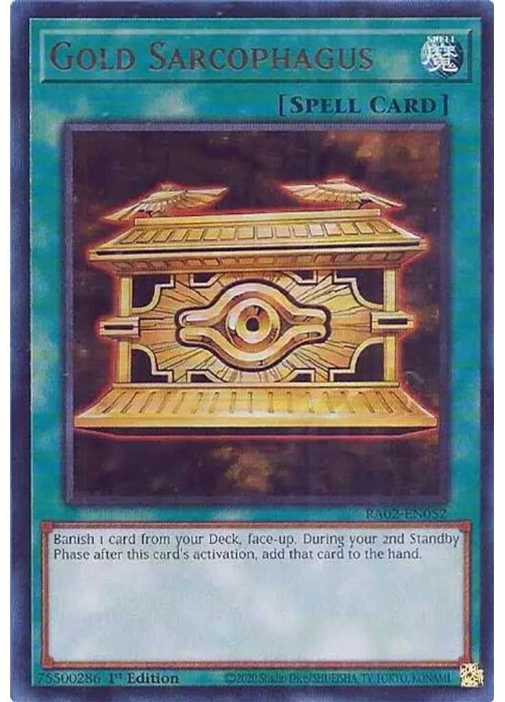 Gold Sarcophagus (Ultra Rare 1st Edition)