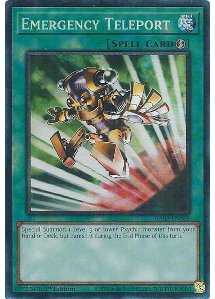 Emergency Teleport (Collectors Rare 1st Edition)