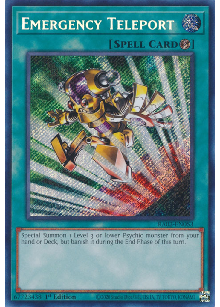 Emergency Teleport (Secret Rare 1st Edition)