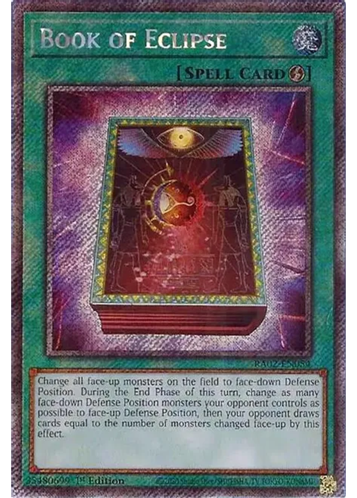 Book of Eclipse (Platinum Secret Rare 1st Edition)