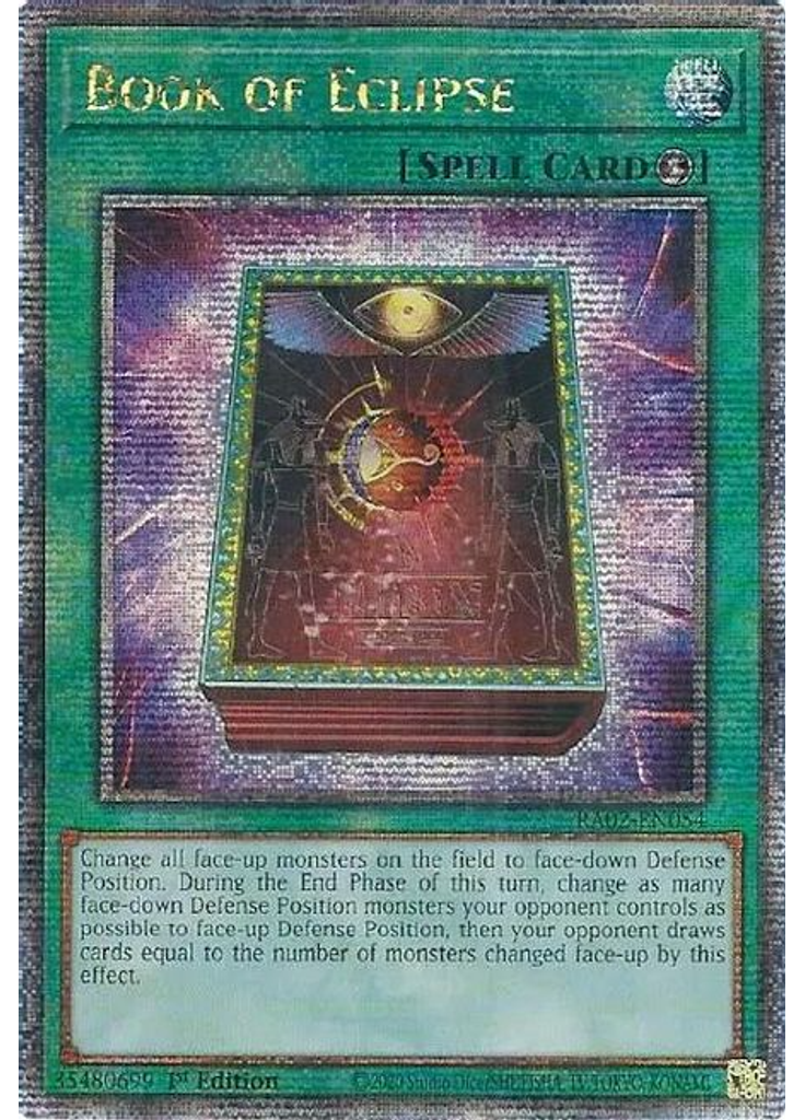 Book of Eclipse (Quarter Century Secret Rare 1st Edition)