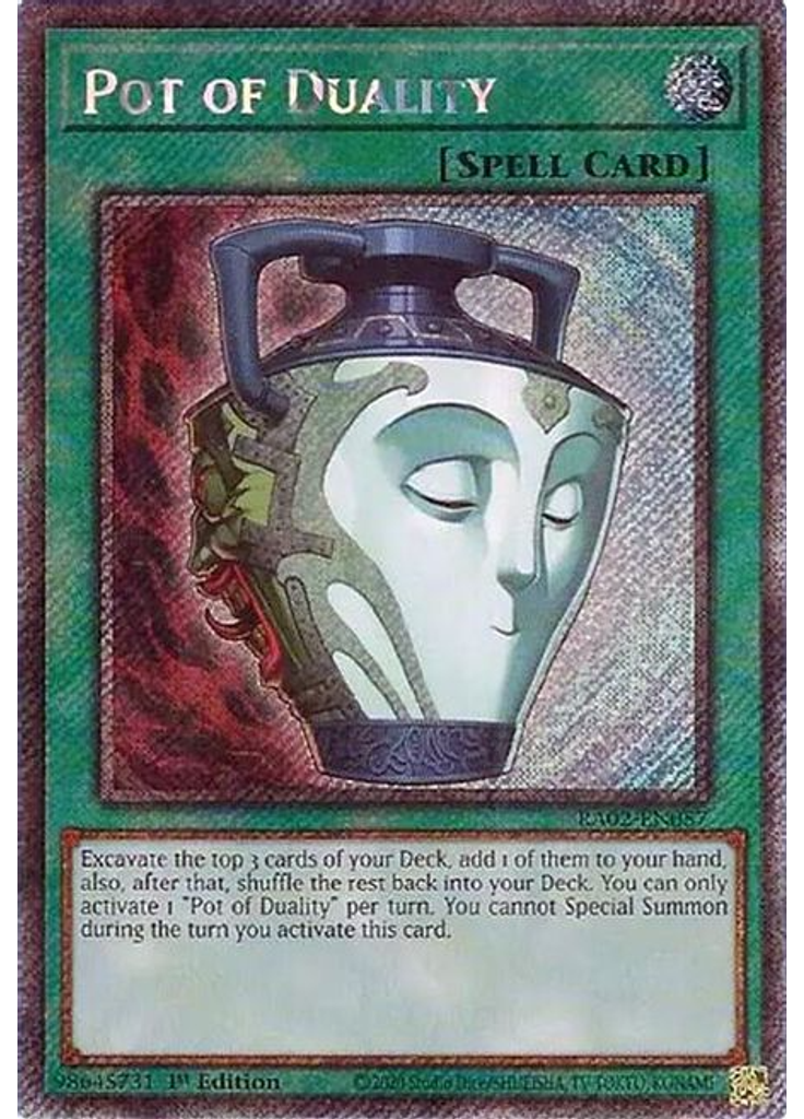 Pot of Duality (Platinum Secret Rare 1st Edition)