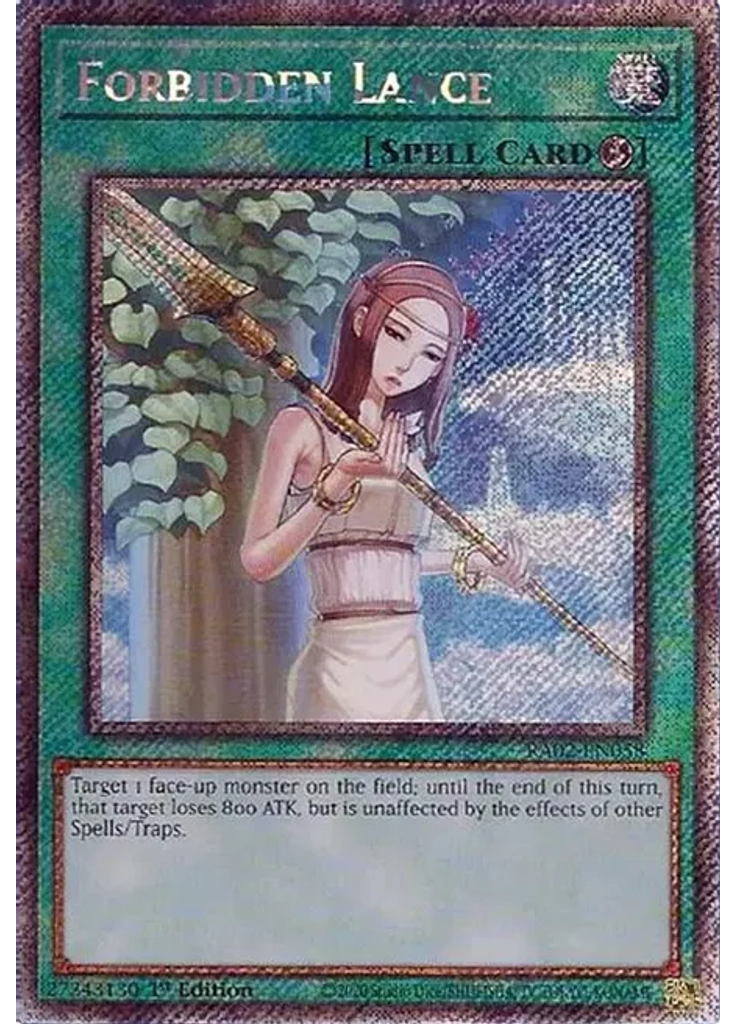Forbidden Lance (Platinum Secret Rare 1st Edition)
