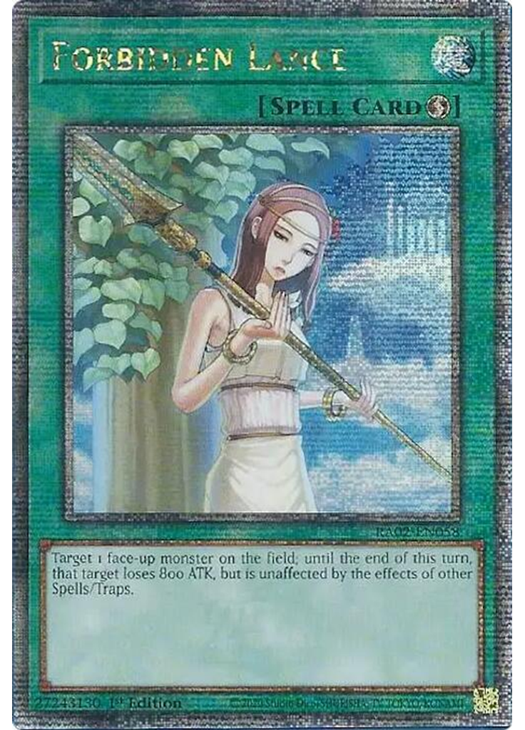 Forbidden Lance (Quarter Century Secret Rare 1st Edition)