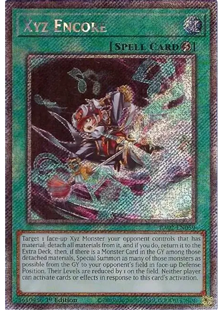 Xyz Encore (Platinum Secret Rare 1st Edition)