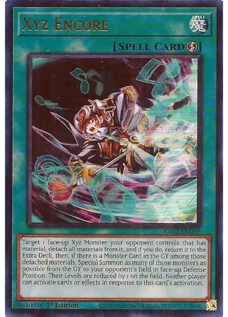 Xyz Encore (Ultra Rare 1st Edition)