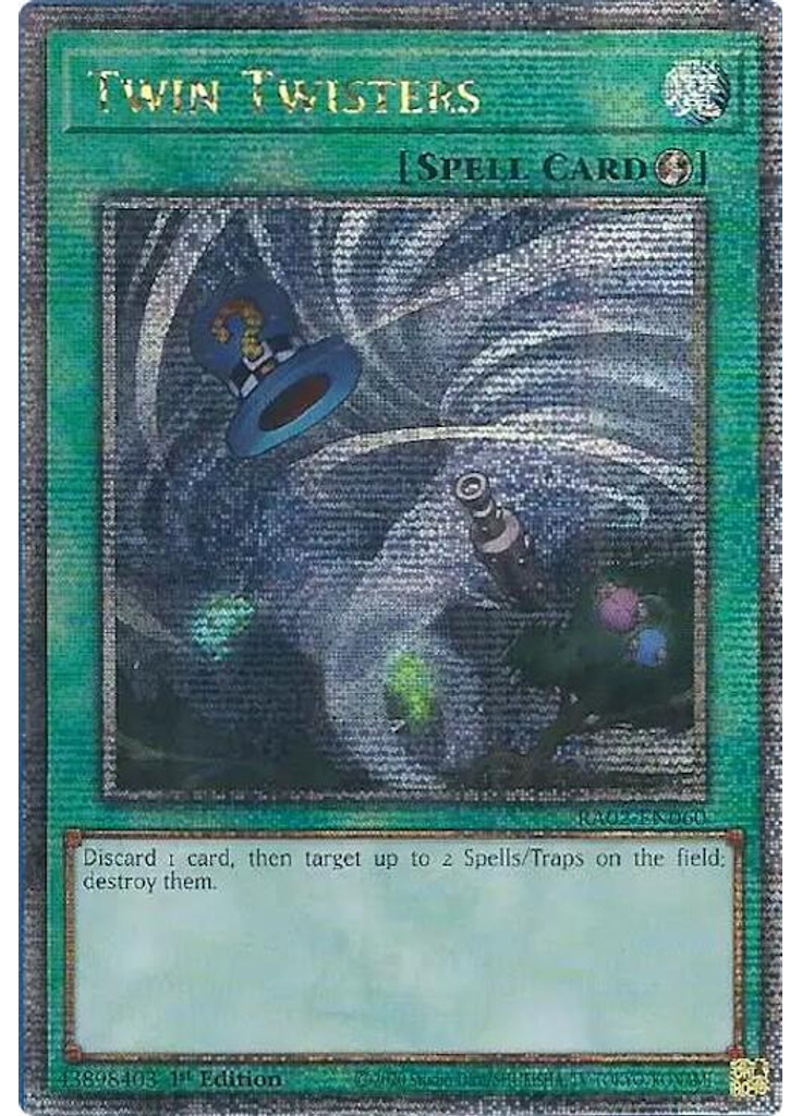 Twin Twisters (Quarter Century Secret Rare 1st Edition)