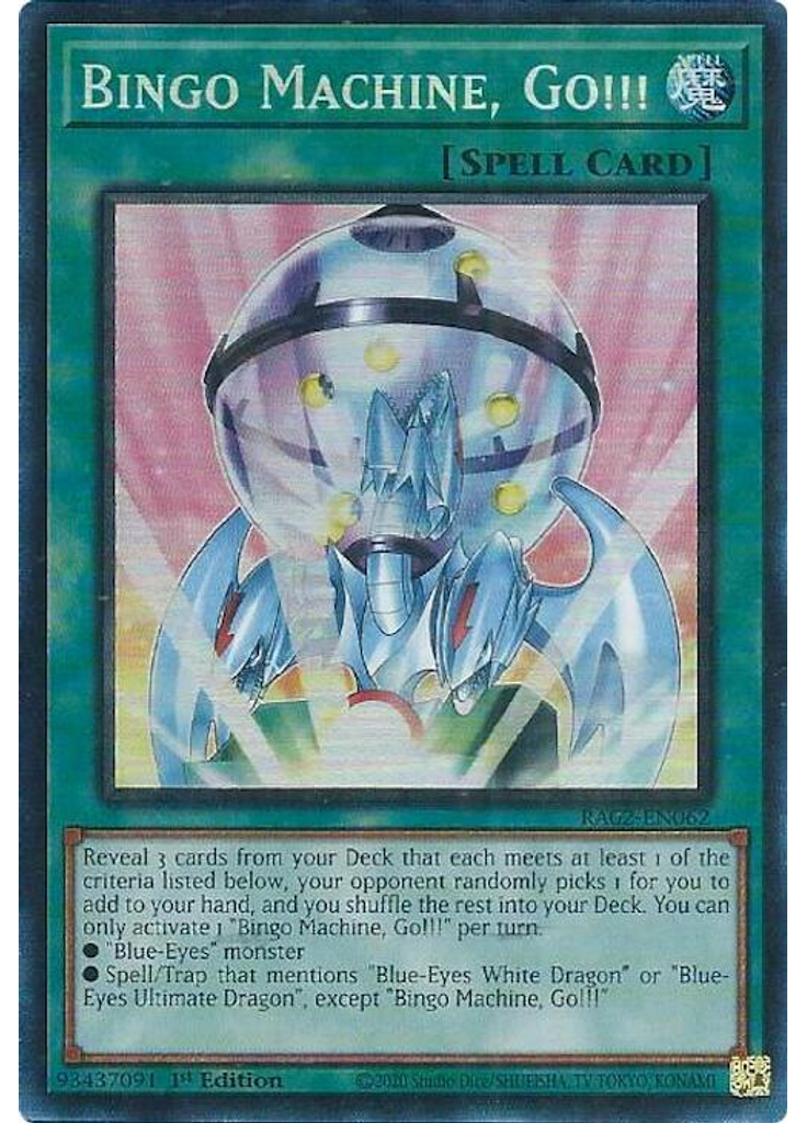 Bingo Machine, Go!!! (Collectors Rare 1st Edition)