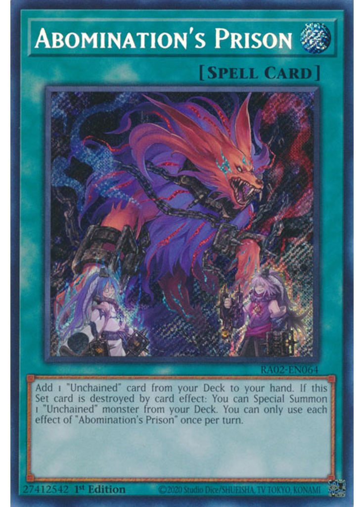 Abomination's Prison (Secret Rare 1st Edition)