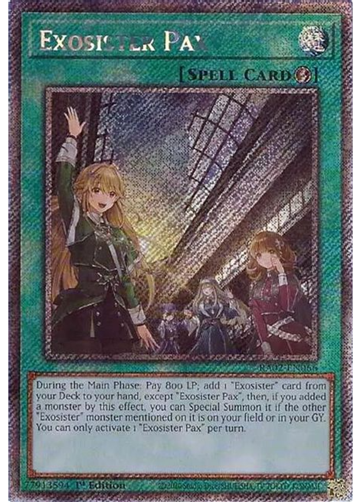 Exosister Pax (Platinum Secret Rare 1st Edition)