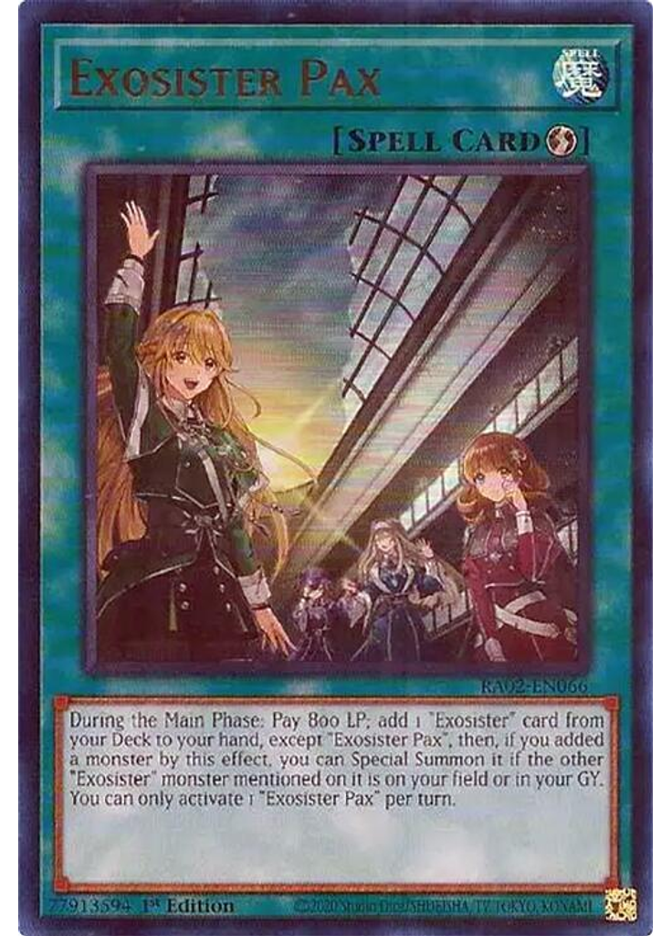 Exosister Pax (Ultra Rare 1st Edition)