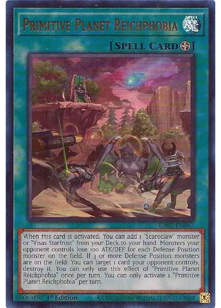 Primitive Planet Reichphobia (Ultra Rare 1st Edition)