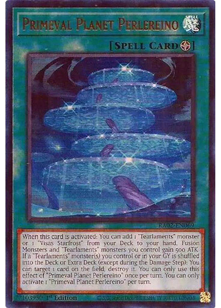 Primeval Planet Perlereino (Ultra Rare 1st Edition)