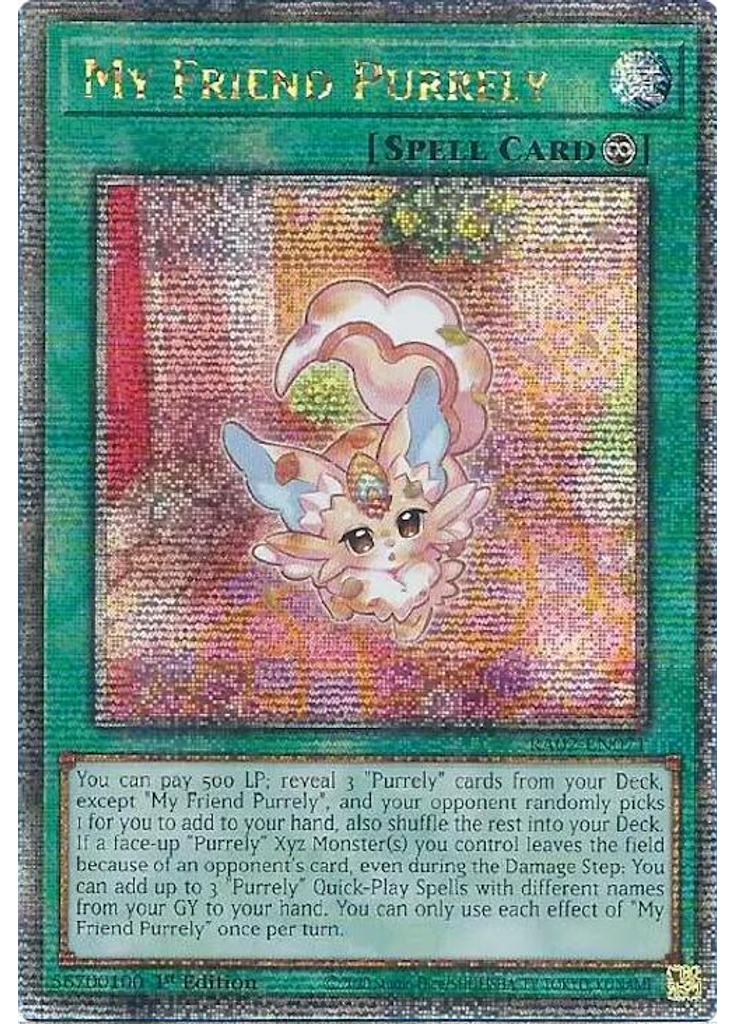 My Friend Purrely (Quarter Century Secret Rare 1st Edition)