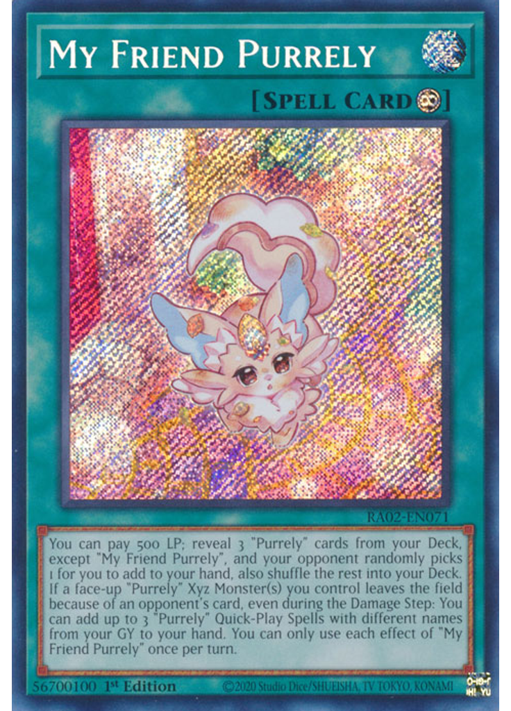 My Friend Purrely (Secret Rare 1st Edition)