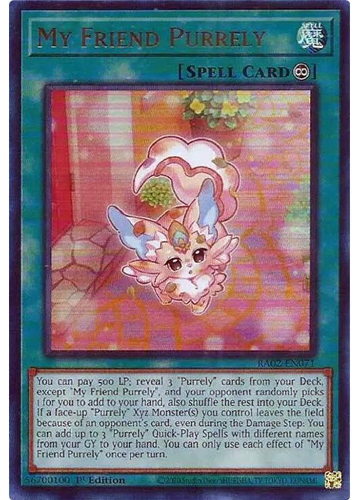 My Friend Purrely (Ultra Rare 1st Edition)
