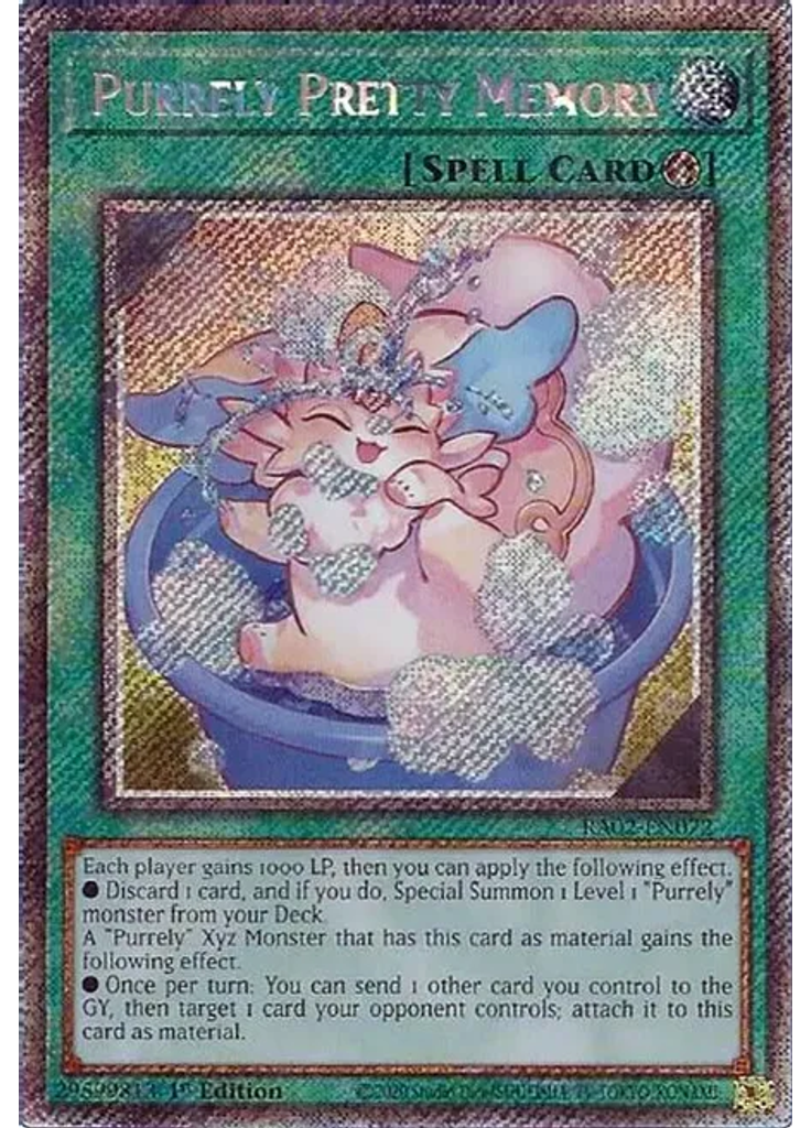 Purrely Pretty Memory (Platinum Secret Rare 1st Edition)
