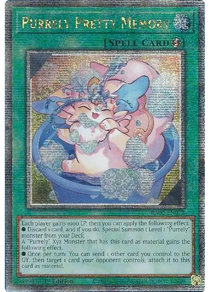 Purrely Pretty Memory (Quarter Century Secret Rare 1st Edition)