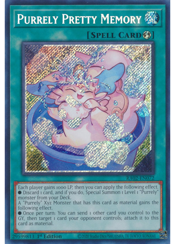 Purrely Pretty Memory (Secret Rare 1st Edition)