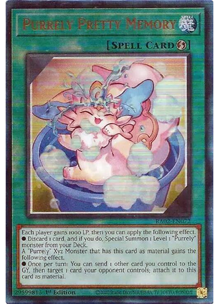 Purrely Pretty Memory (Ultimate Rare 1st Edition)