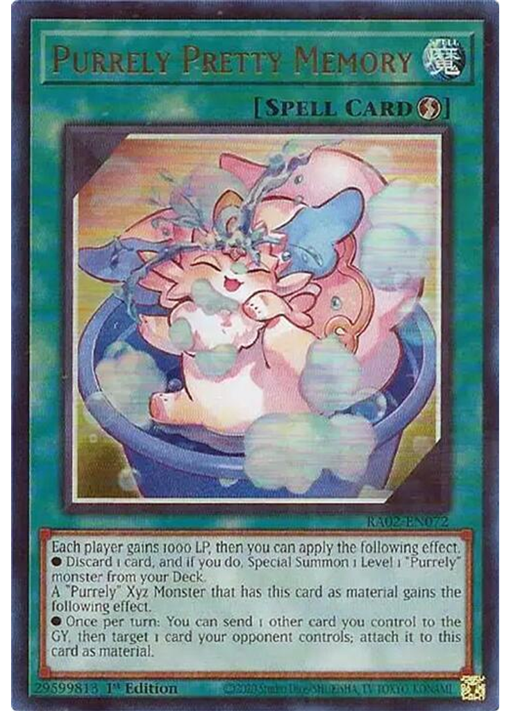 Purrely Pretty Memory (Ultra Rare 1st Edition)