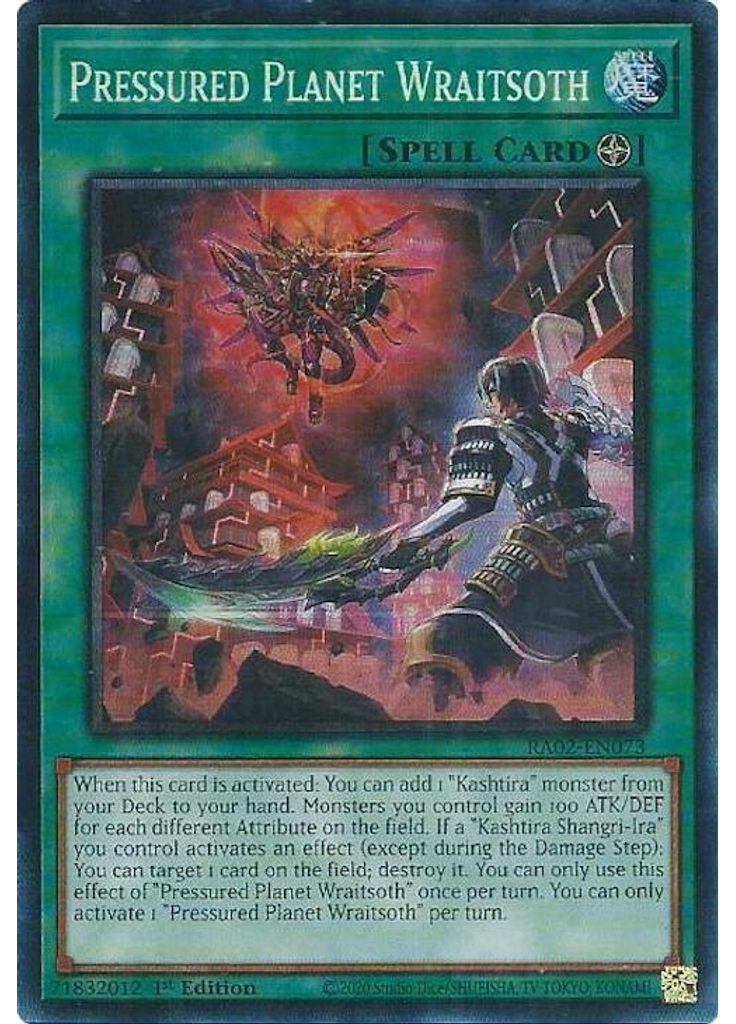 Pressured Planet Wraitsoth (Collectors Rare 1st Edition)
