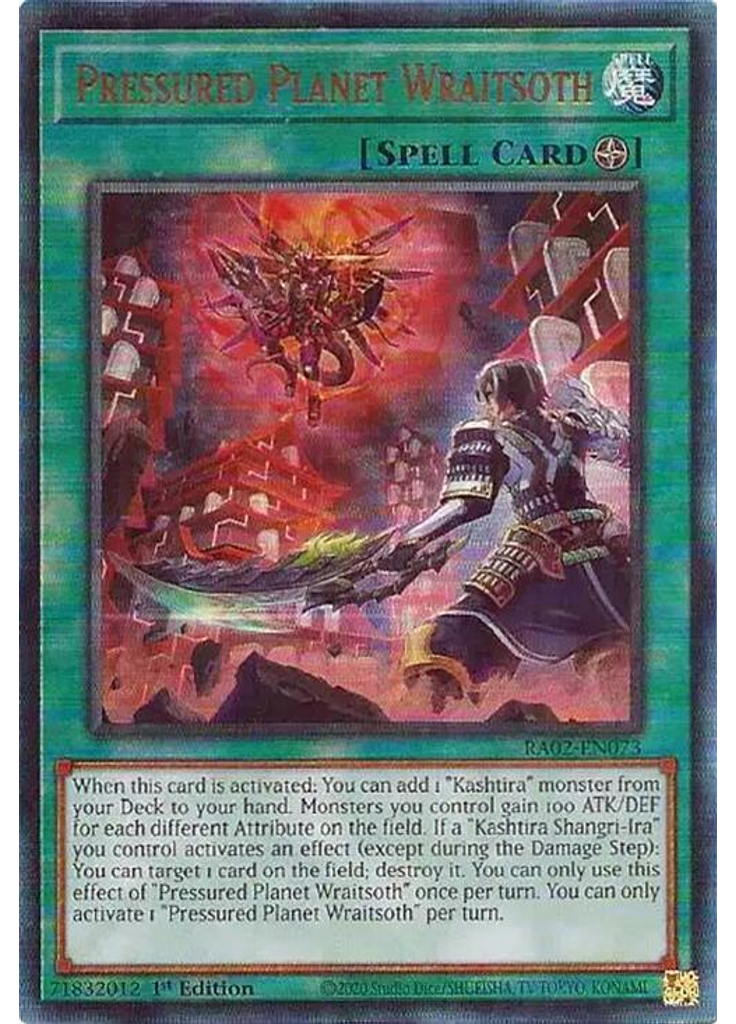 Pressured Planet Wraitsoth (Ultimate Rare 1st Edition)