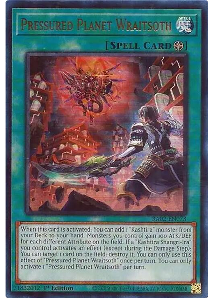 Pressured Planet Wraitsoth (Ultra Rare 1st Edition)