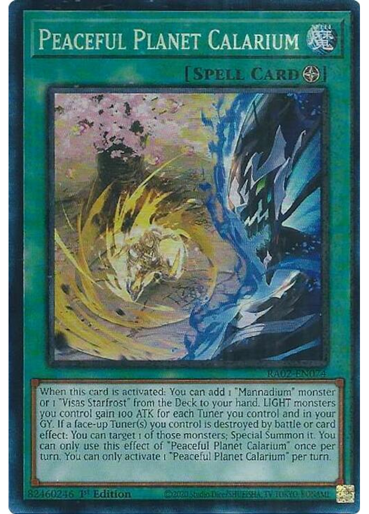 Peaceful Planet Calarium (Collectors Rare 1st Edition)