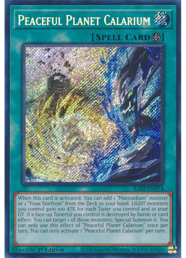 Peaceful Planet Calarium (Secret Rare 1st Edition)