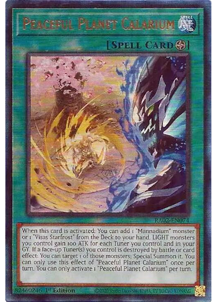 Peaceful Planet Calarium (Ultimate Rare 1st Edition)