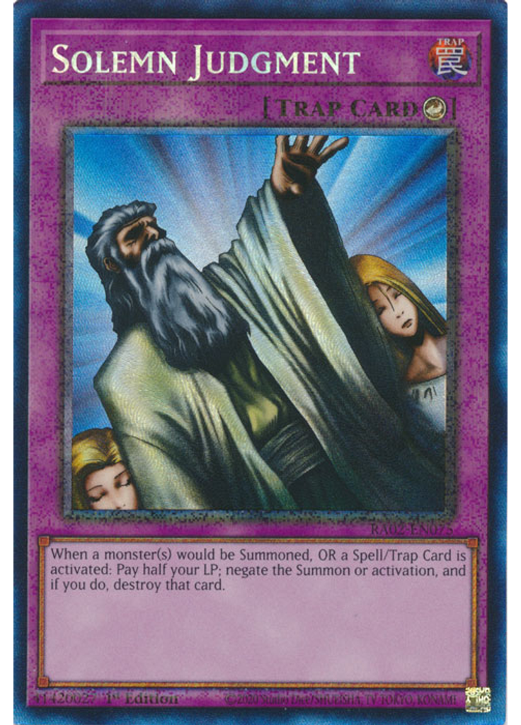 Solemn Judgment (Collectors Rare 1st Edition)
