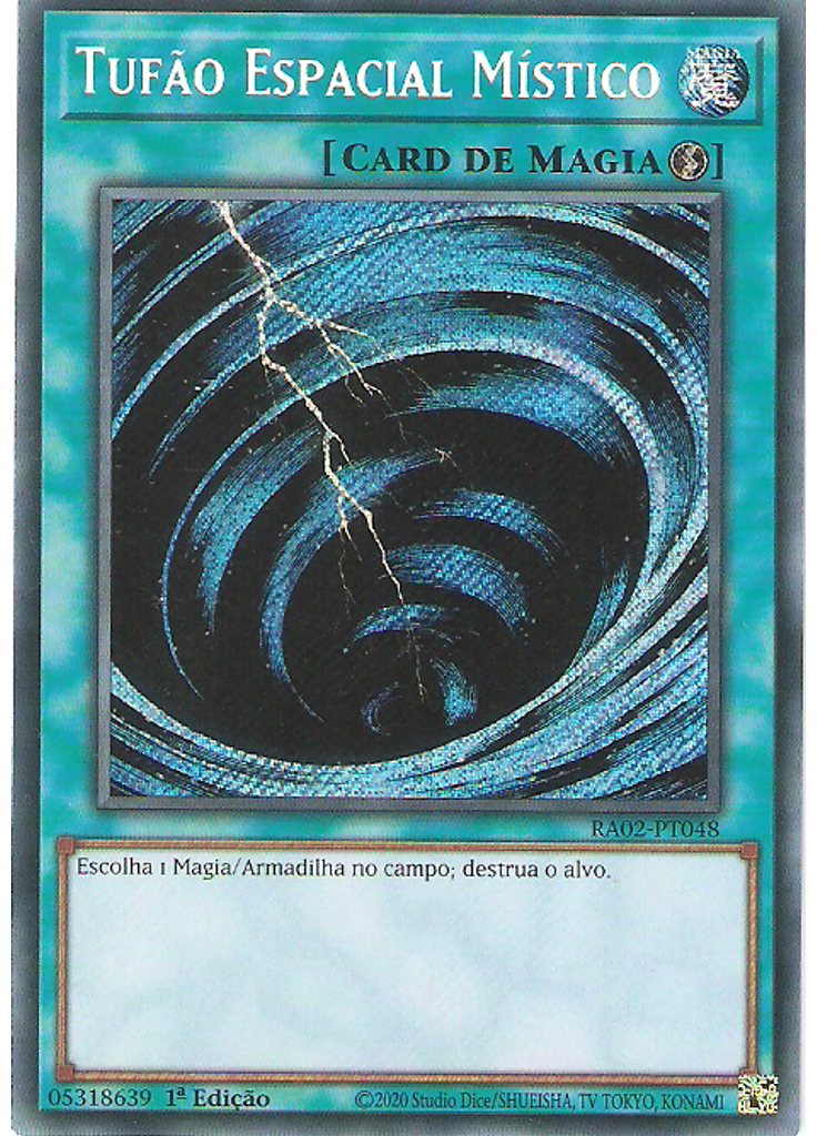 Tufão Espacial Místico (Secret Rare 1st Edition)